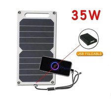 Portable USB Solar Panel Charger Waterproof Camping Hiking Backpack 5V