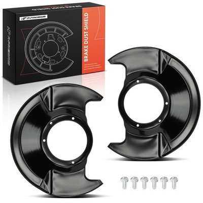 A-Premium 2Pcs Black Brake Dust Shield Front Left & Right for Honda Civic 93-05