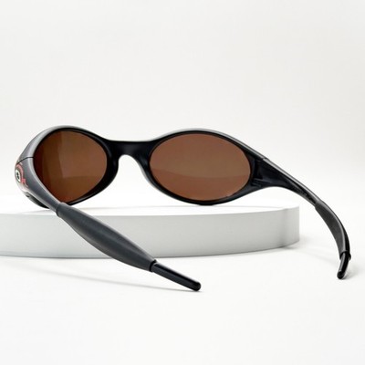 Oakley X Brain dead eye Jacket Black Frame Yellow Lens Y2K