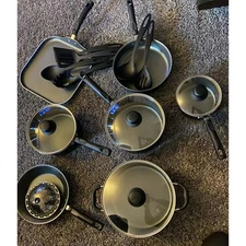 Tramontina Primaware 18 Piece Non-stick Cookware Set, Steel Gray