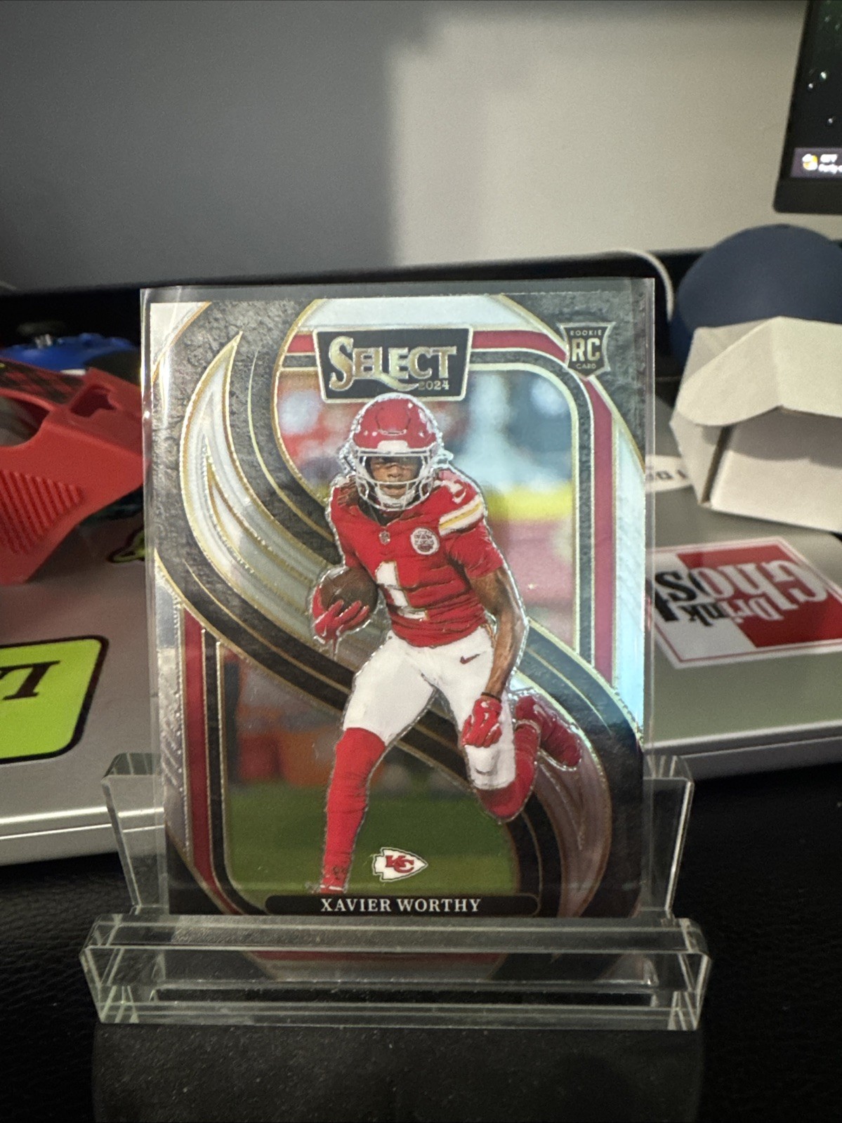 2024 Panini Select - Premier Level Xavier Worthy #119 Silver Prizm (RC)