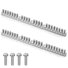 2 PCS Ground Bar Kit 23 Terminal Positions Electrical Connections Screws