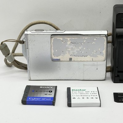 Sony Cyber-shot DSC-T7 5.1MP Digital Camera - Silver for sale