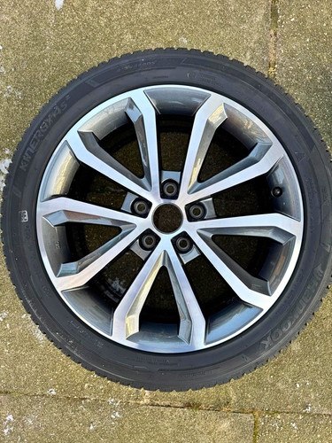 1x Original Skoda 17" Komplettrad – HAWK Alufelge + Hankook REIFEN NEU (5x112)