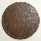 1892 Canada Large Cent — photo from another recent sale