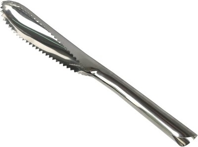 5'' Stainless Steel Serrated Fish Scale Scraper/Remover, Fish Scaler Cleaner
