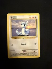 Pokémon TCG Base Set Dratini Card 26/102 Very Good Condition