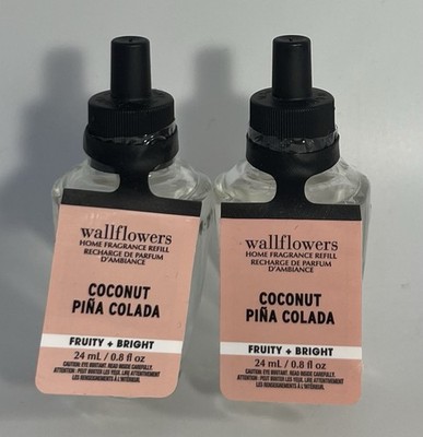 Bath & Body Works COCONUT PINA COLADA Wallflowers Fragrance Refills - 2Pk NEW