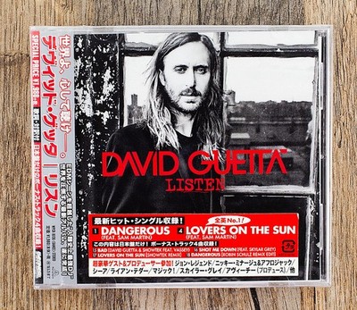 David Guetta - Listen [CD Japan 2014] BRAND NEW Promo