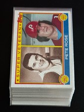 Lot Of 47 1983 Topps Super Veteran Pete Rose #101