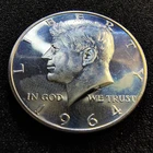 1964 Proof Silver Kennedy Half Dollar 50C - 90% Silver - Philadelphia Mint - BU