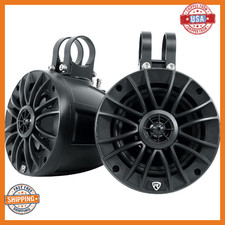 Rockville UT525B 5.25" Marine UTV/ATV Rollbar Wakeboard Tower Speakers, 280W Pea