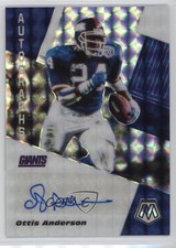 2020 Panini Mosaic Auto Mosaic Ottis Anderson #AM34 Auto 0x1m