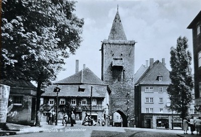 AK Jena Johannisplatz Johannistor 1955