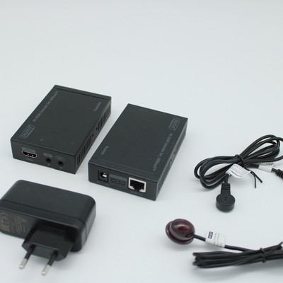 DIGITUS HDMI-Extender - 4K/30Hz - Sender & Empfänger - HDBaseT - HDCP 2.2 - Reic
