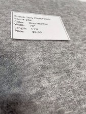 Item 204.  Stretch Terry Cloth Fabric