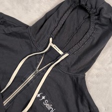 Marine Layer Afternoon Hoodie Mens Large Navy Full Zip Selini Logo Made in USA