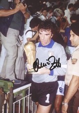 Dino Zoff foto originale firmata 10 x 15 cm