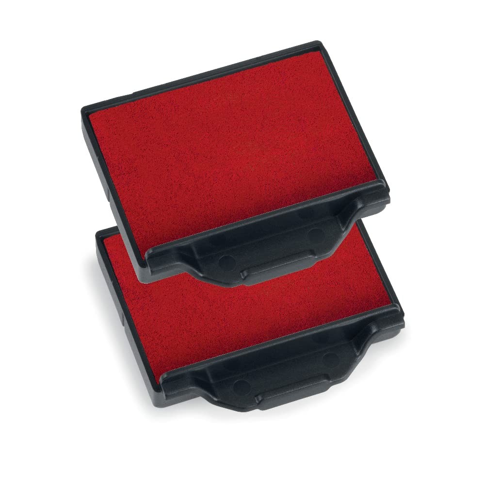 Trodat Replacement Ink Pads 6/50 - Pack of 2 - Red Ink - For The Professional 52