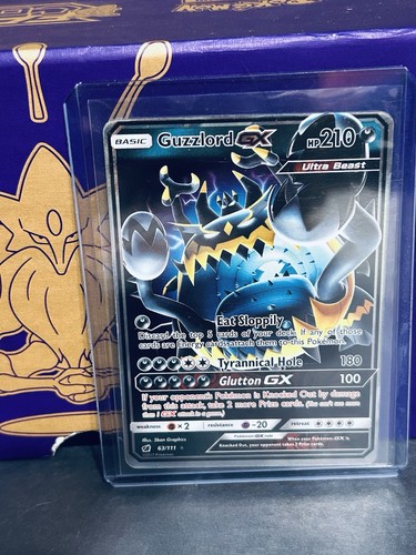 Guzzlord GX 63/111 Sm-Crimson Invasion Ultra Beast Ultra Rare Holo NM