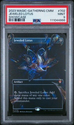 Jeweled Lotus Magic The Gathering Commander Masters (702) Showcase - MTG PSA 9