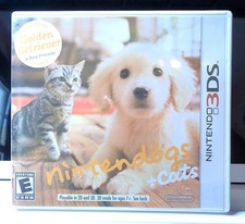 Nintendogs + Cats (Golden Retriever) CIB Mint condition Nintendo 3DS game
