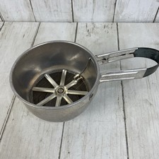 Vintage Flour Sifter Foley Aluminum Hand Sque...