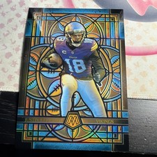 2025 Panini Mosaic - Stained Glass Oversized Justin Jefferson #16