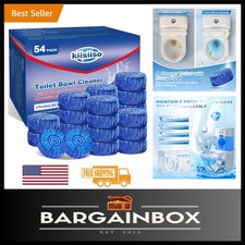Cost-Effective Blue Toilet Bowl Tablets - 54 Pack with Deodorizing Function