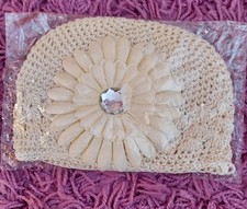 Baby Girls Hats With Removable Hair Clip Pack Of 4