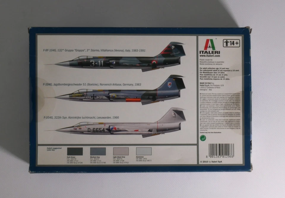 F-104G STARFIGHTER Italeri 1/72 + Decals Tauro Model 72/561 - Immagine 3 di 4