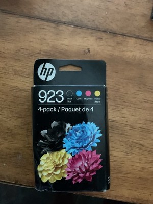 HP 923 Genuine Original Inkjet Ink Cartridges 4-Pack BK/C/M/Y