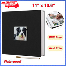 Large Photo Album Self Adhesive Scrapbook Album For 4x6, 8x10, 40 Blank Pages