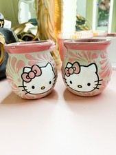 Hello Kitty Pink Ceramic Painted Mugs