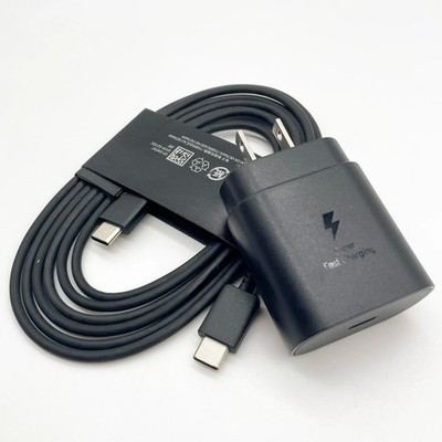 25w USB-C Super Fast Charger+6FT Cable FOR Samsung Galaxy A14 A15 S23 S24