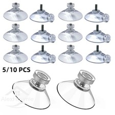 5/10x Suction Cups Strong Suckers Hooks Hanger for Window Glass 25/32/41/53mm