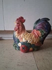 Fitz And Floyd Chicken Rooster Design Glassware