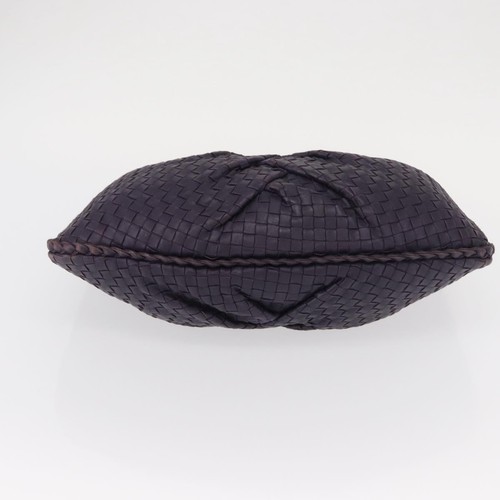 BOTTEGA VENETA INTRECCIATO Hobo Shoulder Bag Leather Purple 115653 Auth ka125 - Picture 5 of 22