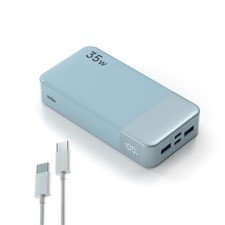 Power Bank 20000mAh 35W Charging Portable External Battery Backup For Cell Phone