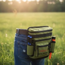 Metal Detecting Finds Pouch with Adjustable Strap for Treasure Hunting Tools