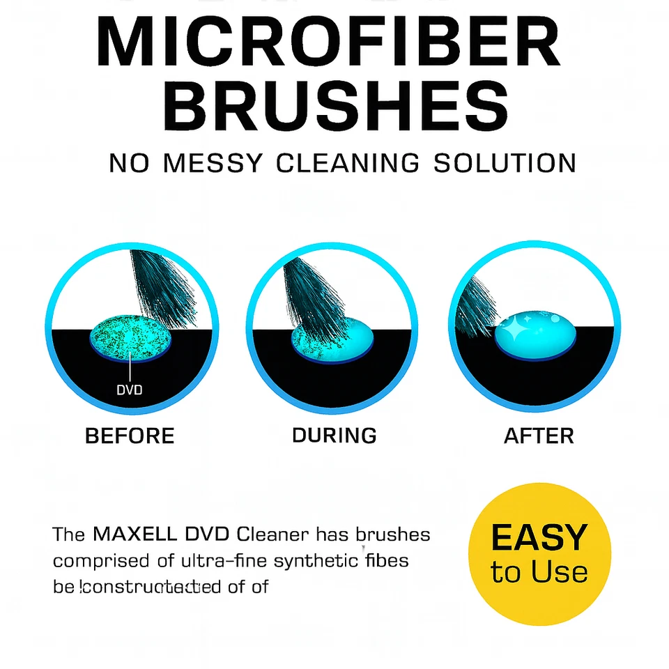 Maxell DVD Lens Cleaner DVD-LC – Cleans DVD Players, PS2/PS3, Xbox 360 - Изображение 2 из 4
