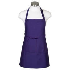 FAME (A DELTA PLUS GROUP COMPANY) 18570 Apron,3-Pocket Bib,F10,Purple