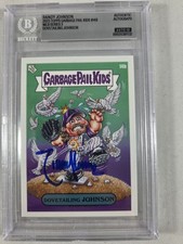 Randy Johnson Signed 2023 Topps Garbage Pail Kids Beckett Auto 10 Grade