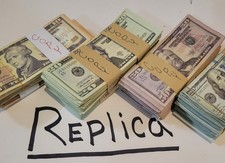 Artist Made AGED 10, 20, 50 100 Replicas 100ea 400 bills total