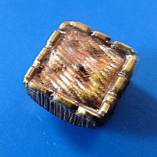 Authentique Petit BOUTON Ancien Rétro Vintage en TALOSEL Type Line VAUTRIN