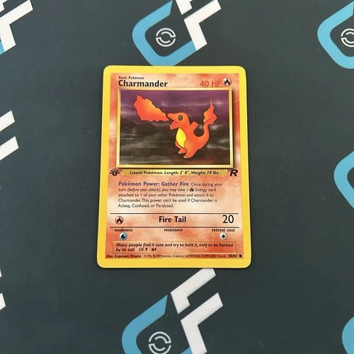 Charmander 50/82 1st Edition Team Rocket Regular Pokemon TCG