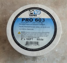 ProTapes 603 Pipe Wrap Tape with PVC Backing, 10 mil Thick, 100' Length x 2"