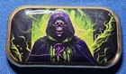 A 2 OZ .999 PURE SILVER HAYLEYBUG SPOOKY COLORIZED ART BAR GILDED
