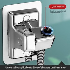 1Pcs Adjustable-Punch-Shower Bracket Wall Mounted Lotus Pod Fixed Wall Base