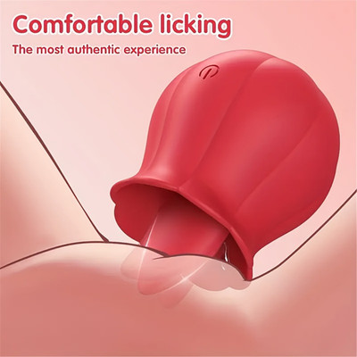 Rose-Sucking-Vibrator-10 Speed-Clit-Nipple-Sucker-Massager-Toy-use Lubricant US